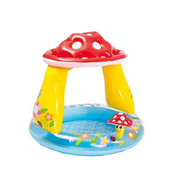 Бассейн INTEX «ГРИБОК» 57114 с надувным дном 102х89см